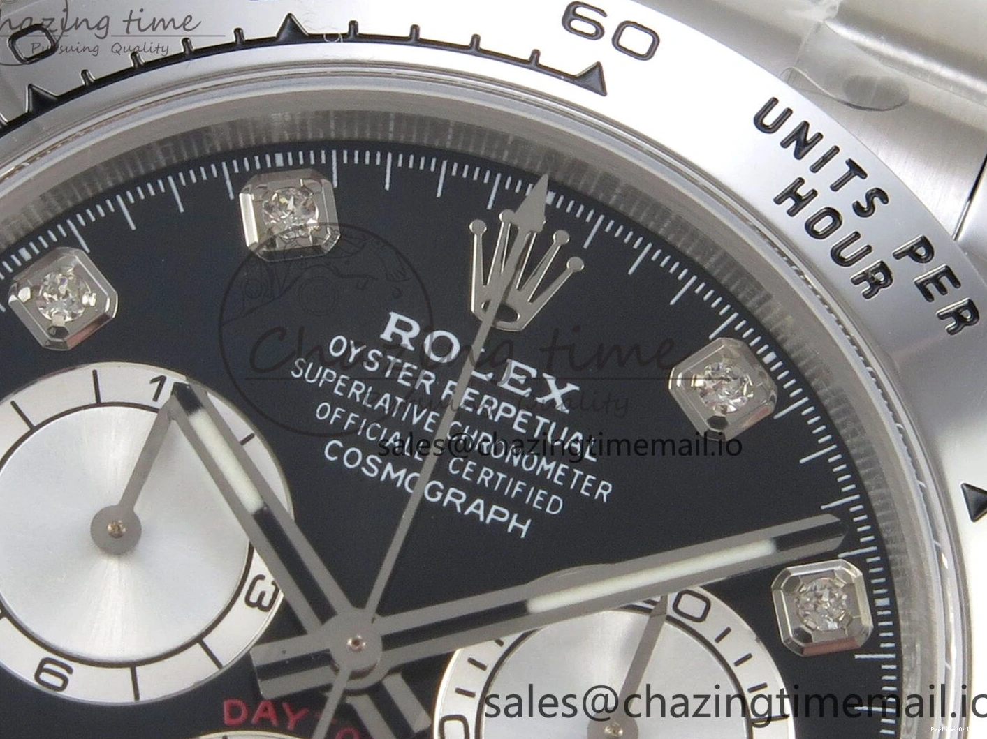 0210 Tailored Daytona 126509 Clean 1:1 Best Edition Black SS Dial on SS Bracelet Super Clone DD 255